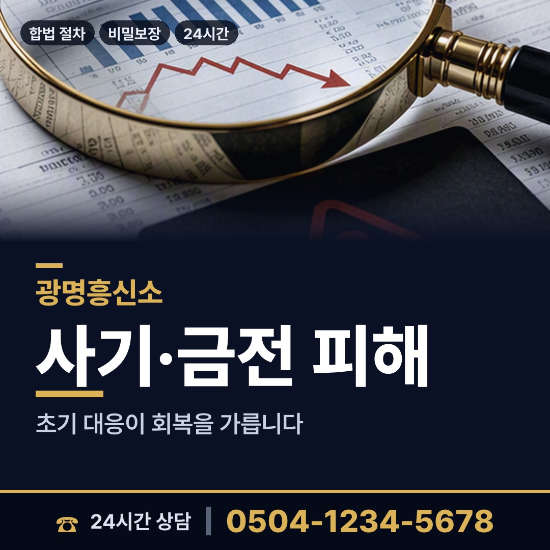 광명 철산4동 횡령조사 상담 안내